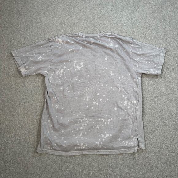 Alabama Crimson Tide Tee Shirt Women's Medium Gray Bleach Dye Short Sleeve - Picture 7 of 7